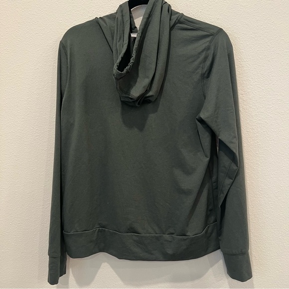 Vuori Halo performance hoodie olive green Sz L - Picture 5 of 8